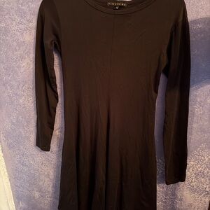 Elm Design Black Long Sleeve Dress